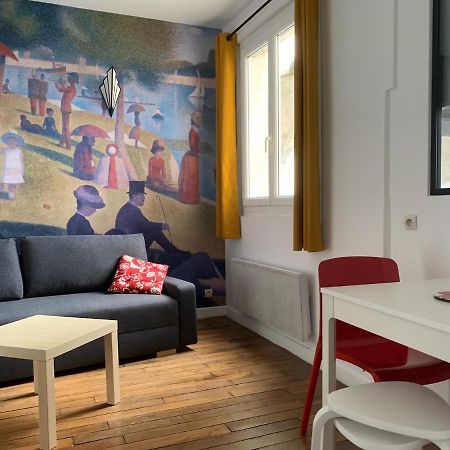 Studio Perfect For 2 Adults And 1 Kid, And Up To 2 Kids - Jourdain 20E, 25Mn To Louvre Via Line M11 Parijs Buitenkant foto