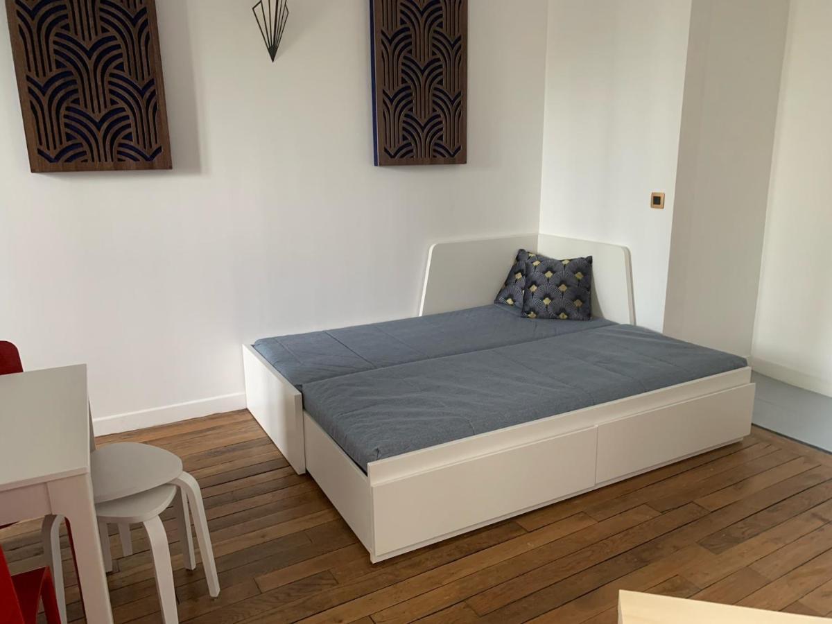 Studio Perfect For 2 Adults And 1 Kid, And Up To 2 Kids - Jourdain 20E, 25Mn To Louvre Via Line M11 Parijs Buitenkant foto