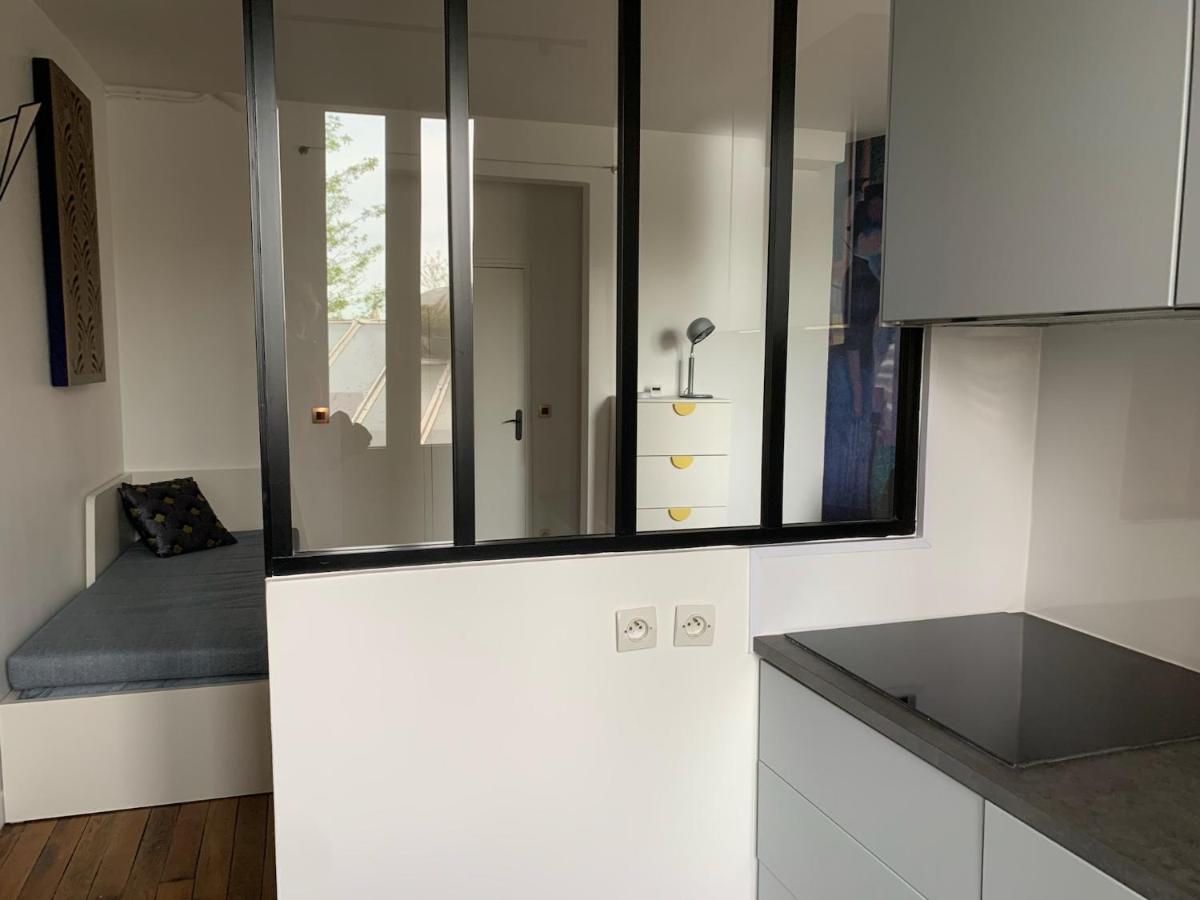 Studio Perfect For 2 Adults And 1 Kid, And Up To 2 Kids - Jourdain 20E, 25Mn To Louvre Via Line M11 Parijs Buitenkant foto